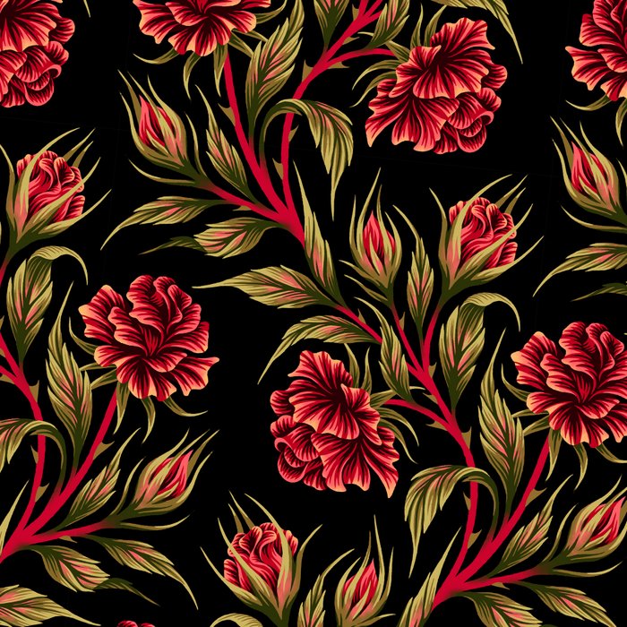 Rose - Red / Green Coffee Mug Gallery Image 2