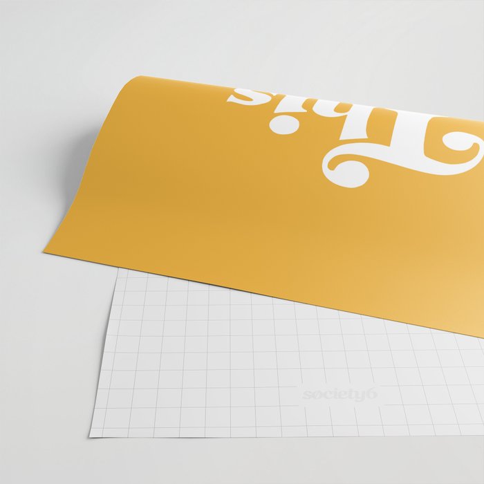 This Must Be The Place - Yellow Palette Wrapping Paper Gallery Image 2