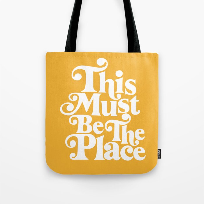 This Must Be The Place - Yellow Palette Tote Bag Gallery Image 1