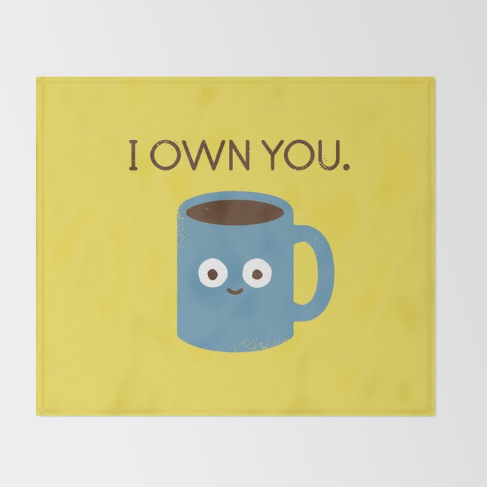 Coffee Talk Throw Blanket Gallery Image 2