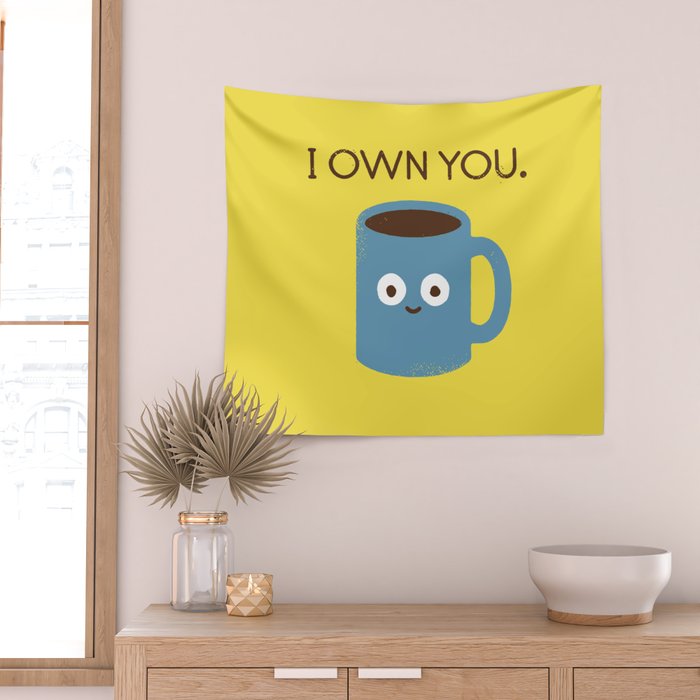 Coffee Talk Wall Tapestry Gallery Image 2