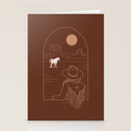 Lost Pony in Burnt Clay Stationery Card Gallery Image 2