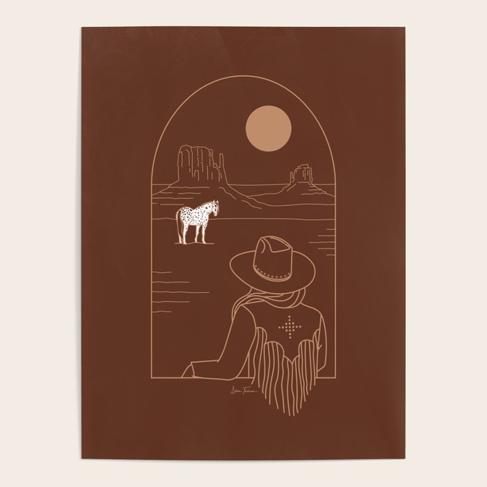 Lost Pony in Burnt Clay Poster Gallery Image 4