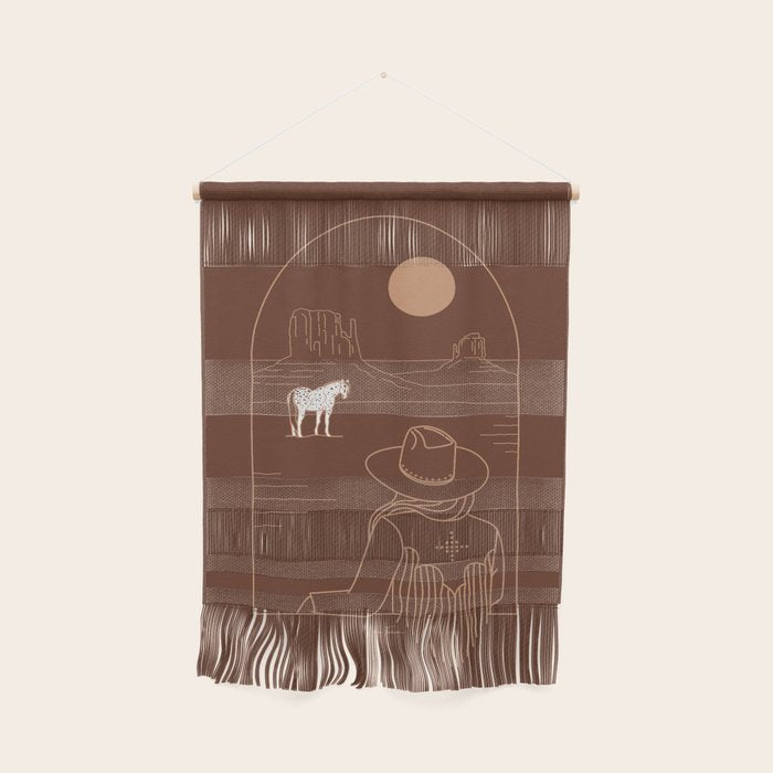 Lost Pony in Burnt Clay Wall Hanging Gallery Image 1