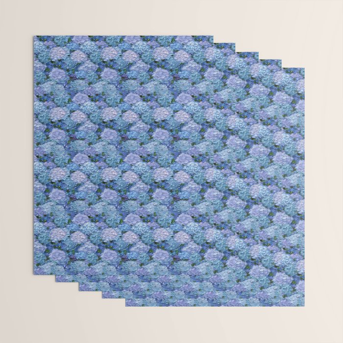 Moonlight Hydrangeas 2 Wrapping Paper Gallery Image 3