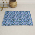Moonlight Hydrangeas 2 Rug Gallery Image 1