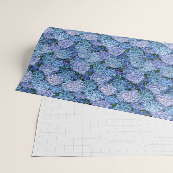 Moonlight Hydrangeas 2 Wrapping Paper Gallery Image 2