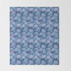Moonlight Hydrangeas 2 Throw Blanket Gallery Image 2