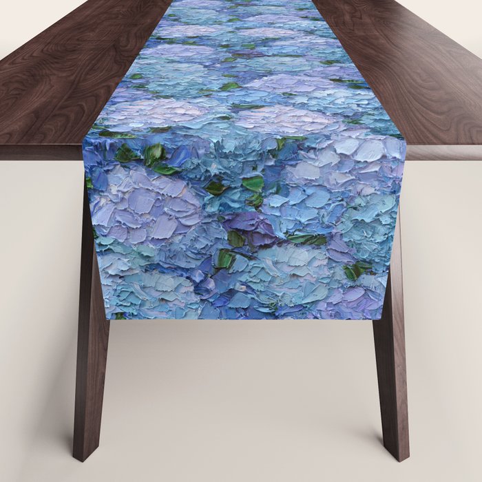 Moonlight Hydrangeas 2 Table Runner Gallery Image 1