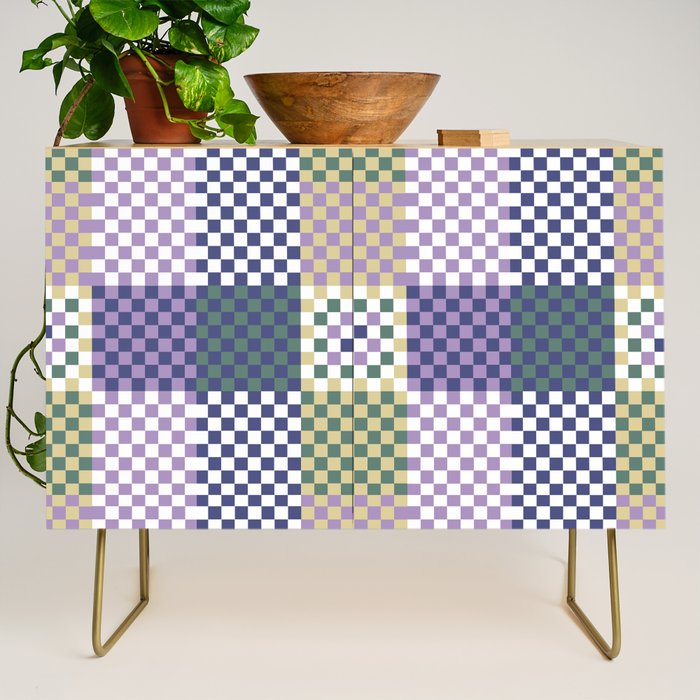 Bold colors block grid C Credenza Gallery Image 1