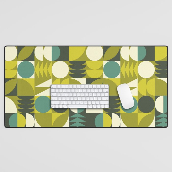 Vintage Geometric 01D Desk Mat Gallery Image 1