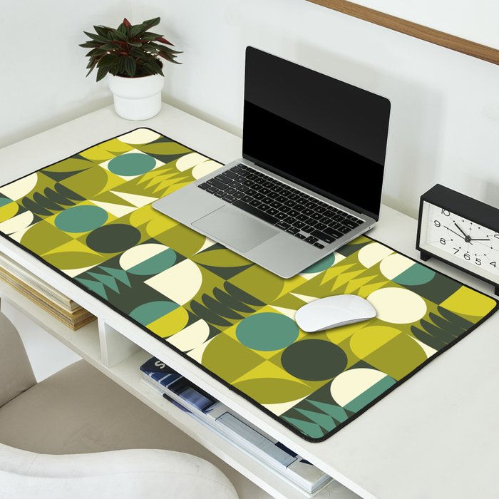 Vintage Geometric 01D Desk Mat Gallery Image 2