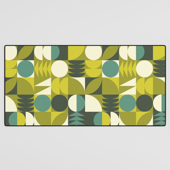 Vintage Geometric 01D Desk Mat Gallery Image 3