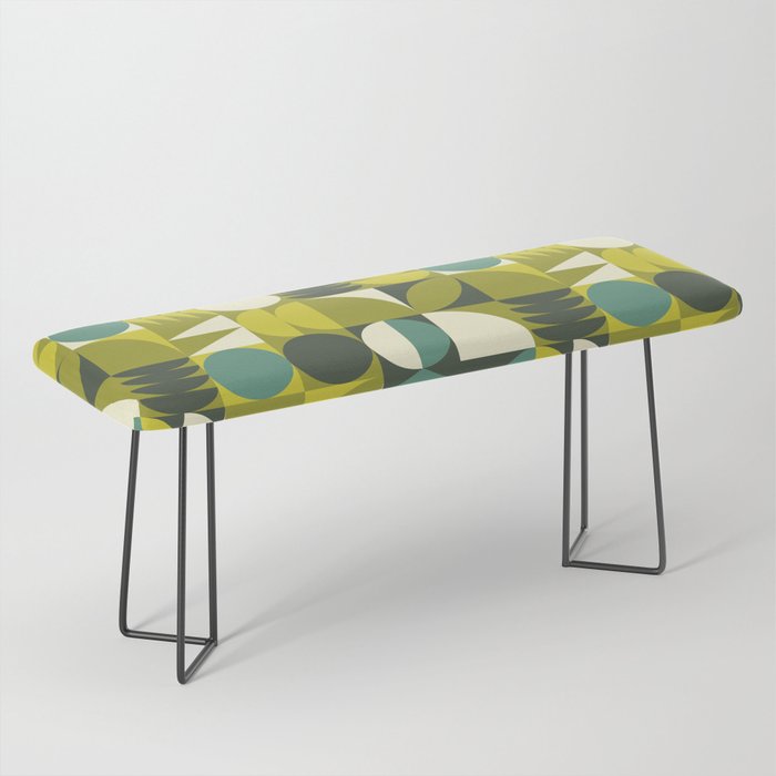 Vintage Geometric 01D Bench Gallery Image 1