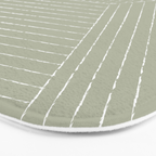 Lines (Linen Sage) Bath Mat Gallery Image 3