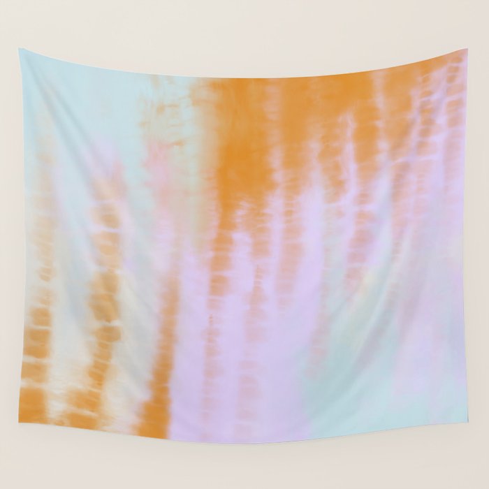 Pastel colors tie dye 71 Wall Tapestry Gallery Image 4