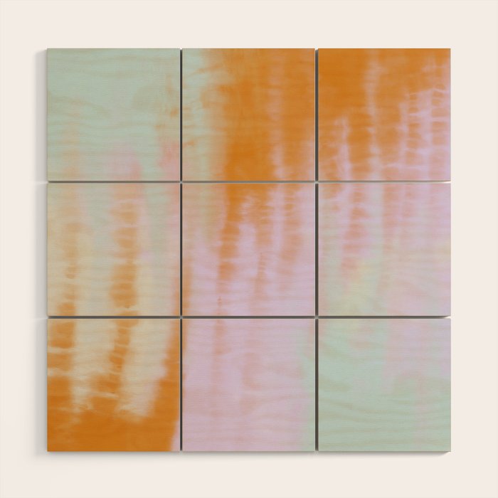 Pastel colors tie dye 71 Wood Wall Art Gallery Image 1