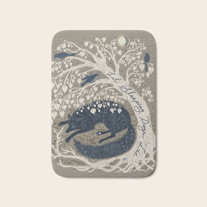 Let Sleeping Dogs Lie Bath Mat Gallery Image 1