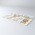 Watercolor Safari Jungle Animals  Rug Gallery Image 3