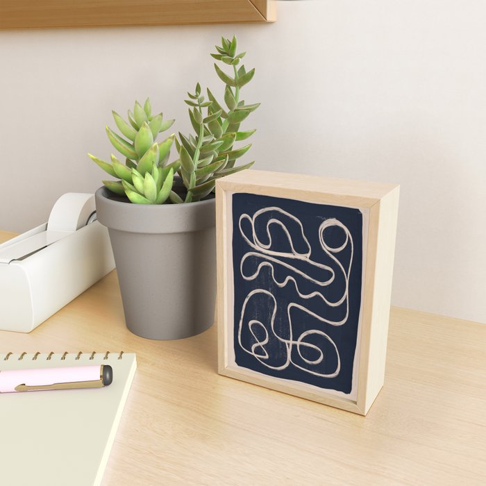 Abstract line art 52 Mini Art Print Gallery Image 2