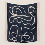 Abstract line art 52 Wall Tapestry Gallery Image 4