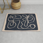 Abstract line art 52 Rug Gallery Image 1