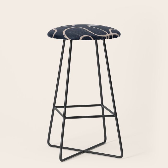 Abstract line art 52 Stool Gallery Image 1