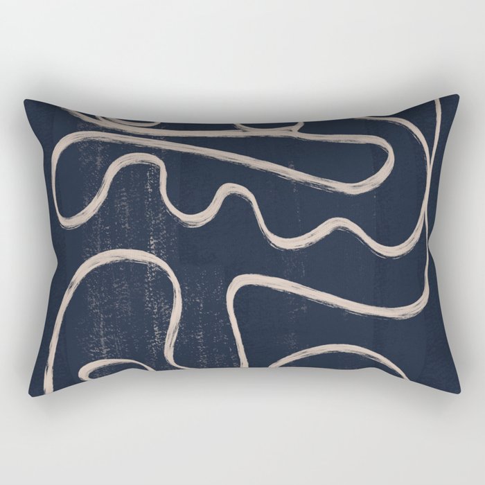 Abstract line art 52 Rectangular Pillow Gallery Image 1