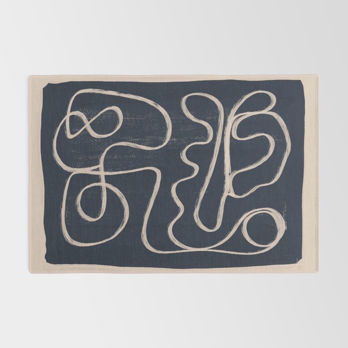 Abstract line art 52 Rug Gallery Image 2