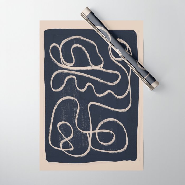 Abstract line art 52 Wrapping Paper Gallery Image 1