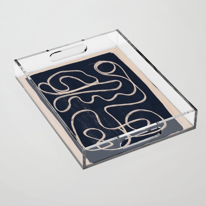Abstract line art 52 Acrylic Tray Gallery Image 1