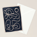 Abstract line art 52 Stationery Card Gallery Image 2