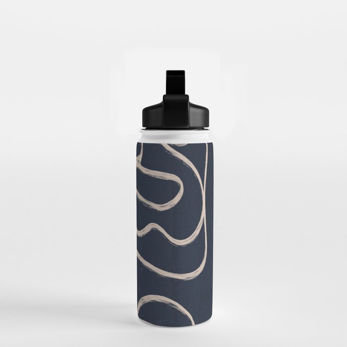 Abstract line art 52 Water Bottle Gallery Image 2