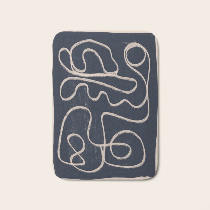 Abstract line art 52 Bath Mat Gallery Image 1