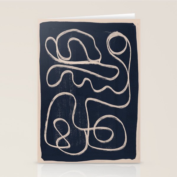 Abstract line art 52 Stationery Card Gallery Image 1