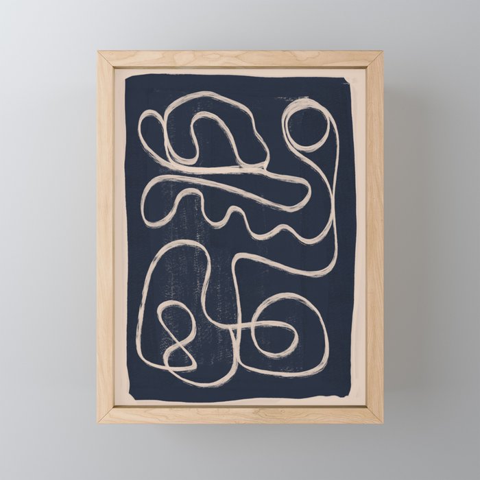 Abstract line art 52 Mini Art Print Gallery Image 1