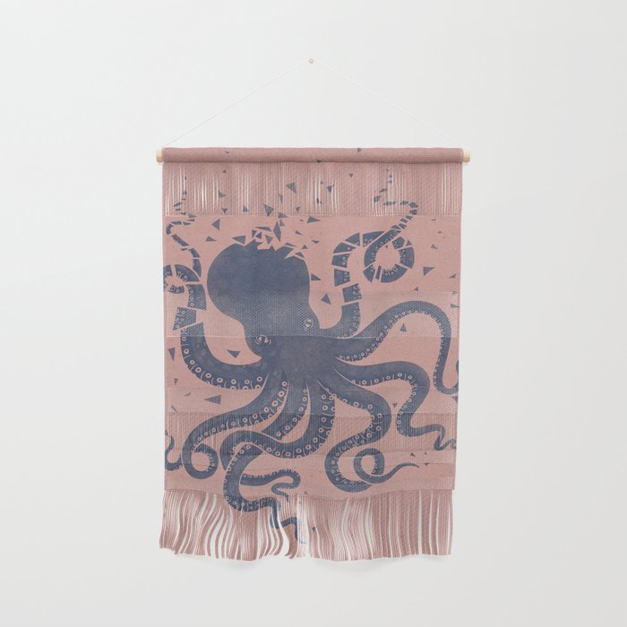 Octopus in the Deep Pastel Version Wall Hanging Gallery Image 1
