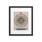 Historical Nautical Compass (1543) Framed Art Print Gallery Image 5