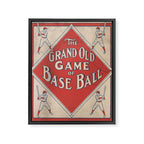 The Grand Old Game of Baseball (1912) Framed Canvas Print Gallery Image 6