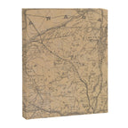 Vintage Adirondack Mountains Railroad Map (1895) V.2 Canvas Print Gallery Image 3