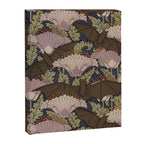 Vintage Art Deco Bat and Flowers Canvas Print Gallery Image 8