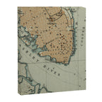 Vintage Map of Charleston SC Harbor (1904) Canvas Print Gallery Image 6