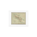 Vintage Map of Costa Rica (1903) Art Print Gallery Image 1