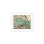 Vintage Map of Lake Pontchartrain (1887) Art Print Gallery Image 1