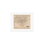 Vintage Map of Louisville Kentucky (1873) Art Print Gallery Image 1