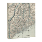 Vintage Map of Maine (1893) Canvas Print Gallery Image 6