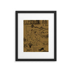 Vintage Map of Minnesota (1912) - Tan Framed Art Print Gallery Image 5