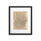 Vintage Map of New Orleans LA (1908) Framed Art Print Gallery Image 5
