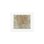 Vintage Map of Rome Italy (1911) Art Print Gallery Image 1