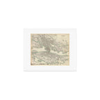 Vintage Map of Stockholm Sweden (1838) Art Print Gallery Image 1